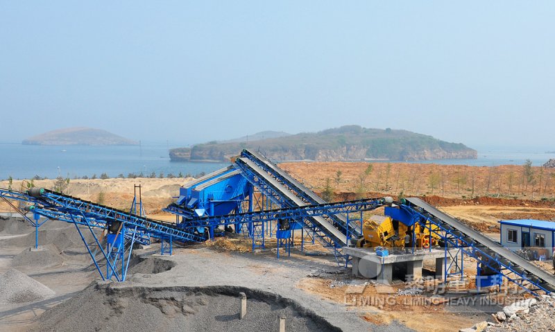 機制砂生產(chǎn)現(xiàn)場