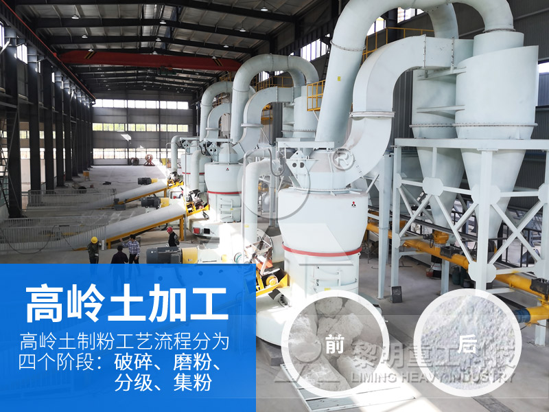 高嶺土加工設備 高嶺土加工設備
